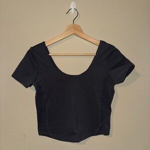 ECHT Women’s Grey Medium Ultra Crop Shirt